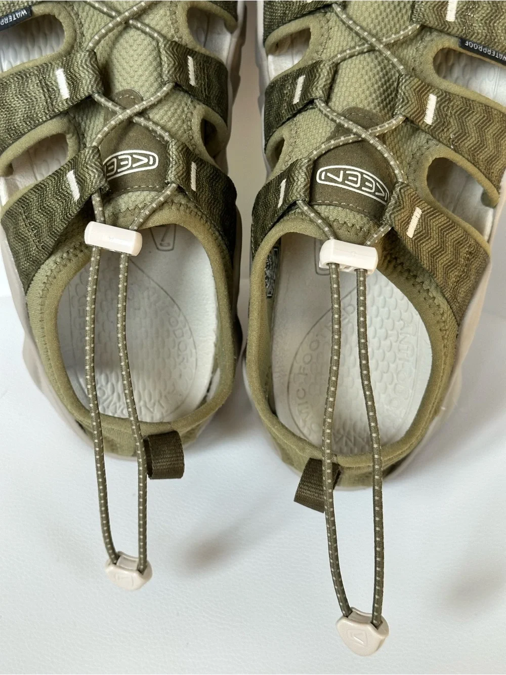 KEEN Hyperport H2 Sport Water Closed Toe Sandals Green Olive Taupe Men's Size 11